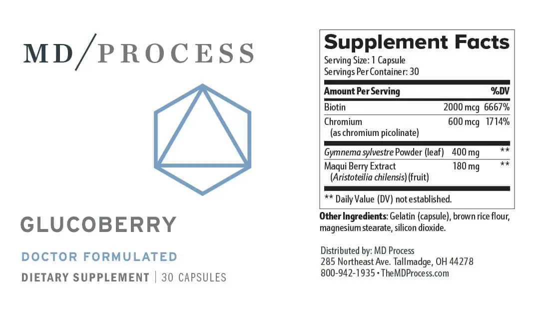 label glucoberry
